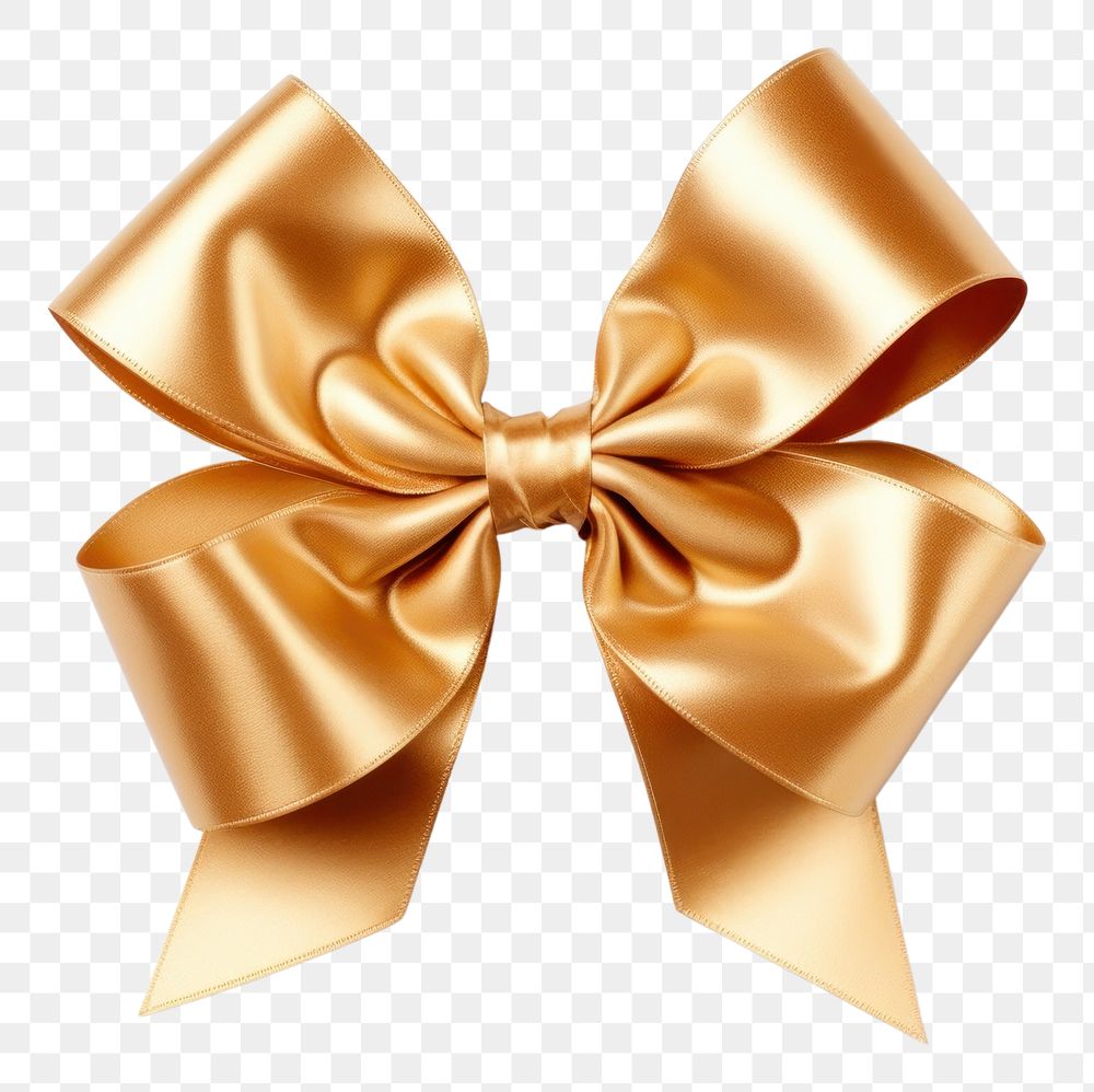 PNG  Gold gift ribbon and bow cross shape white background celebration accessories AI generated Image by rawpixel