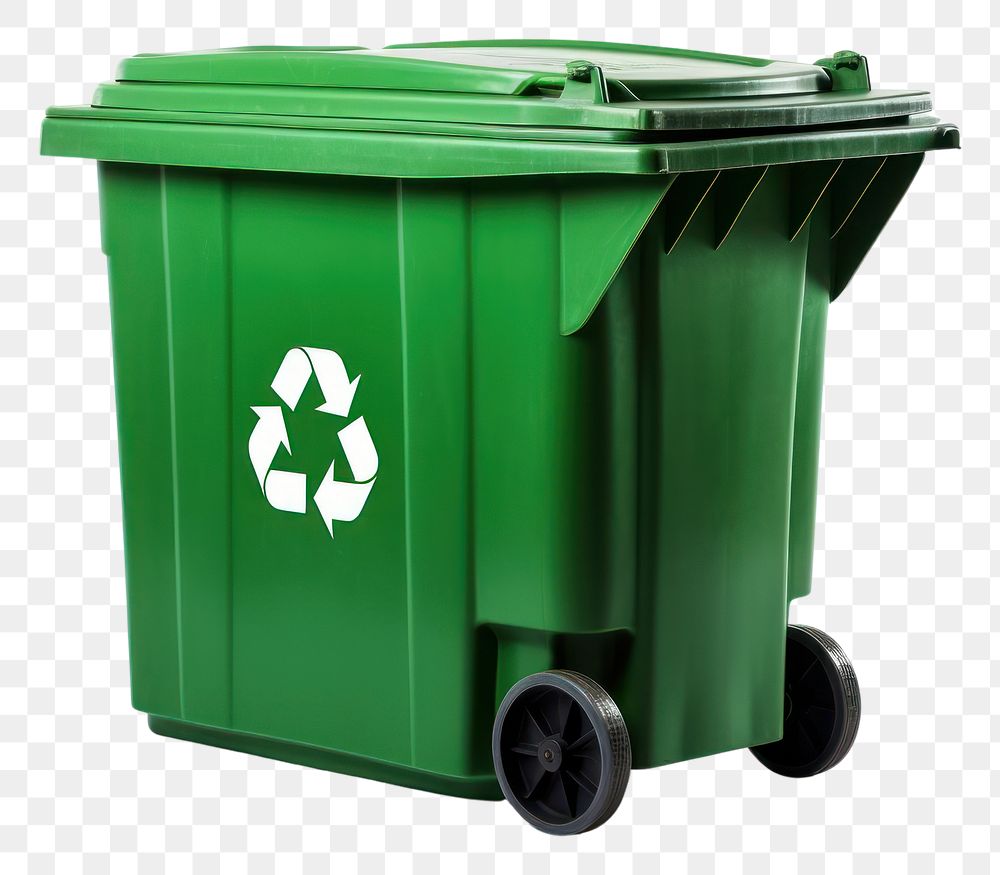 PNG  Recycling bin white background container garbage. AI generated Image by rawpixel.