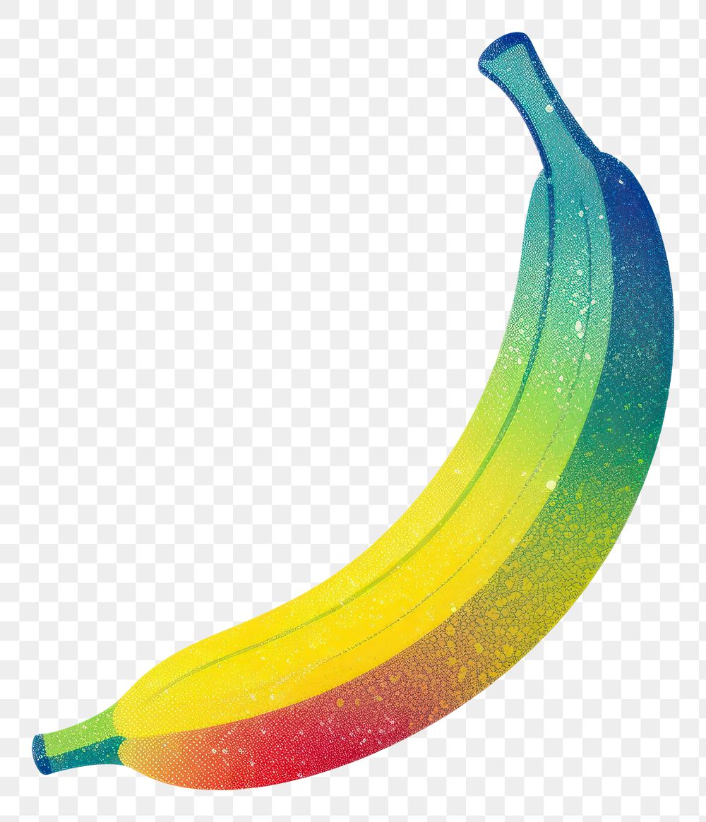 PNG  Banana food freshness produce. AI generated Image by rawpixel.