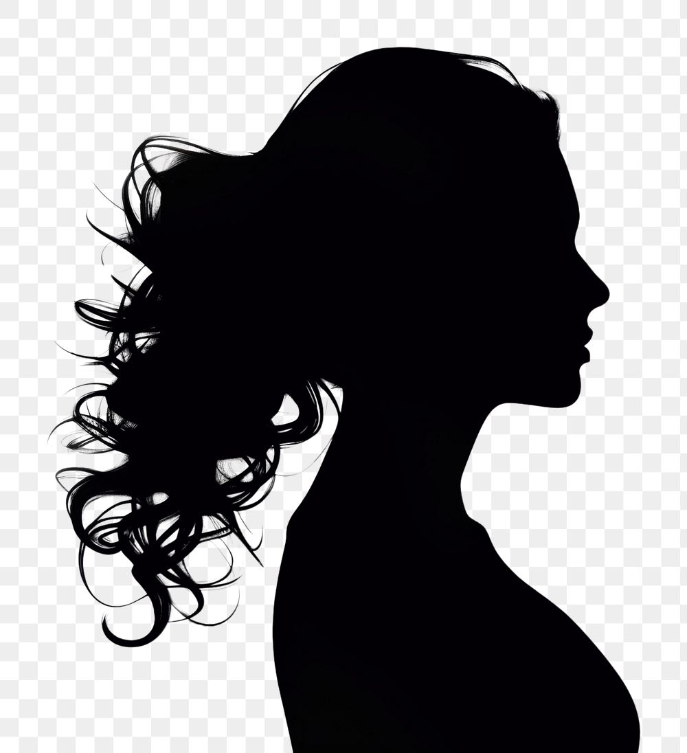 PNG Women silhouette adult white white background. AI generated Image by rawpixel.