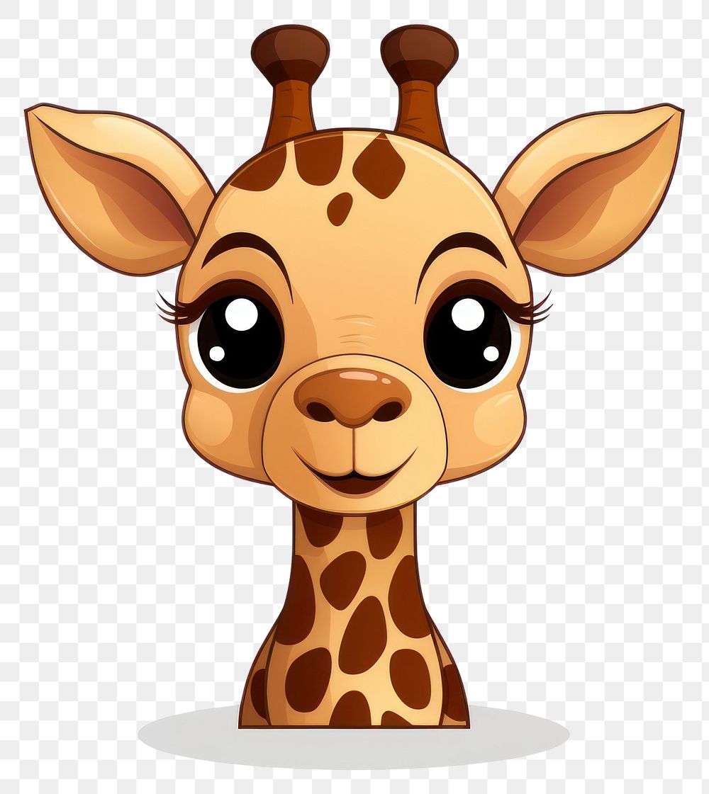 PNG  Baby giraffe animal cartoon mammal. AI generated Image by rawpixel.