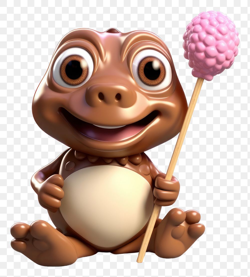 PNG  Toad representation confectionery lollipop. AI generated Image by rawpixel.