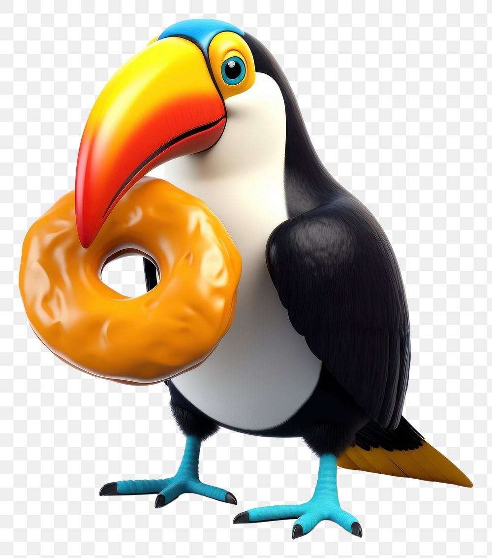 PNG  Toucan animal bird beak. AI generated Image by rawpixel.
