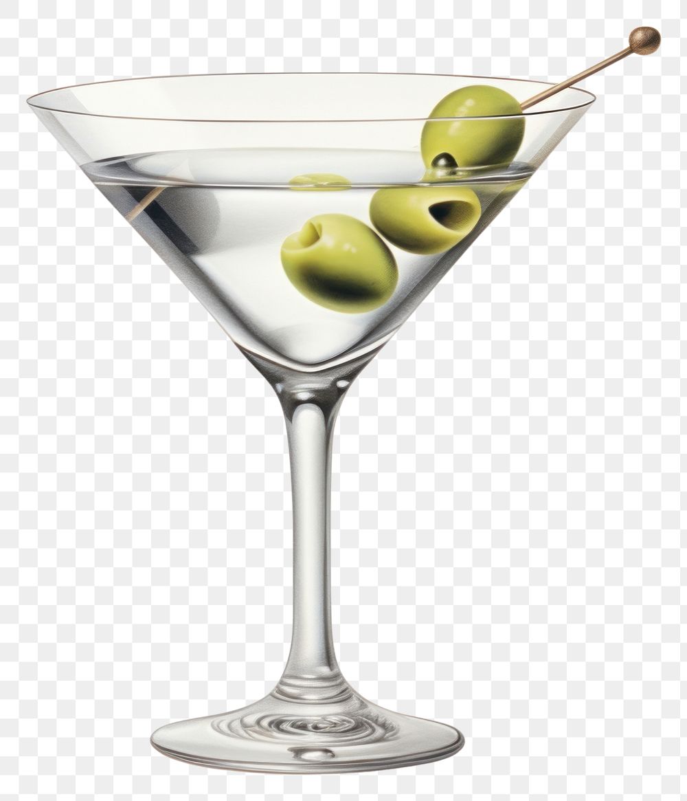 PNG A martini cocktail drink glass. AI generated Image by rawpixel.