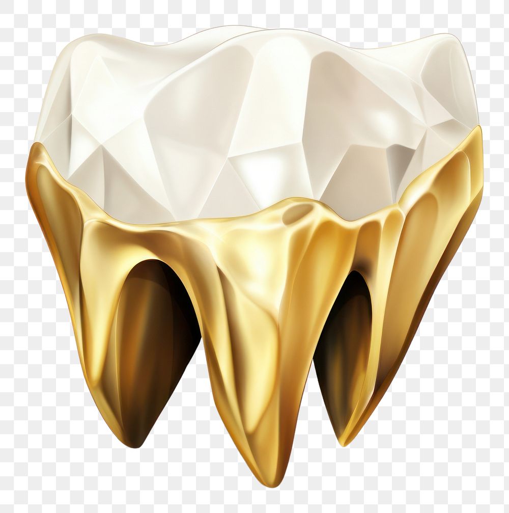 PNG Gold tooth jewelry white background accessories. AI generated Image by rawpixel.