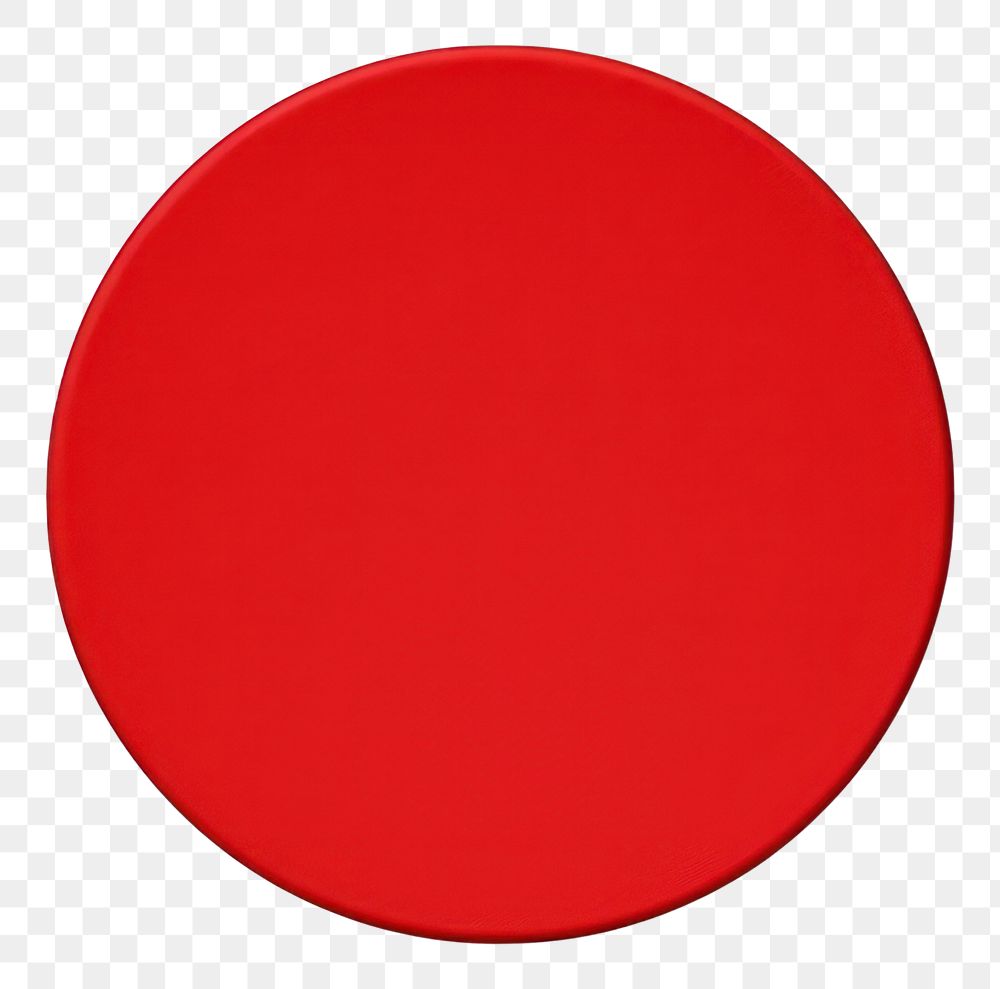 PNG A red circle shape white background simplicity. AI generated Image by rawpixel.