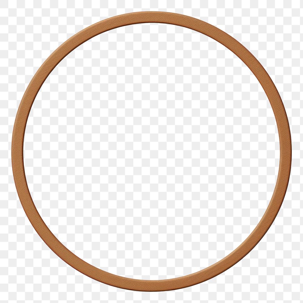 PNG Brown circle shape white background simplicity rectangle. AI generated Image by rawpixel.