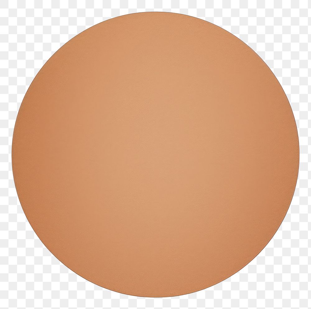 PNG Brown circle shape egg white background simplicity. AI generated Image by rawpixel.