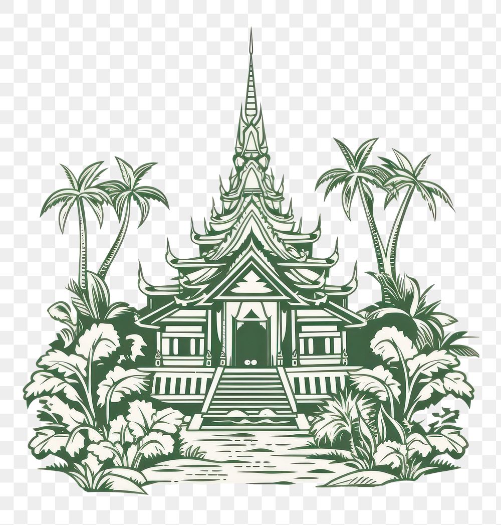 PNG Thailand drawing sketch art. AI generated Image by rawpixel.