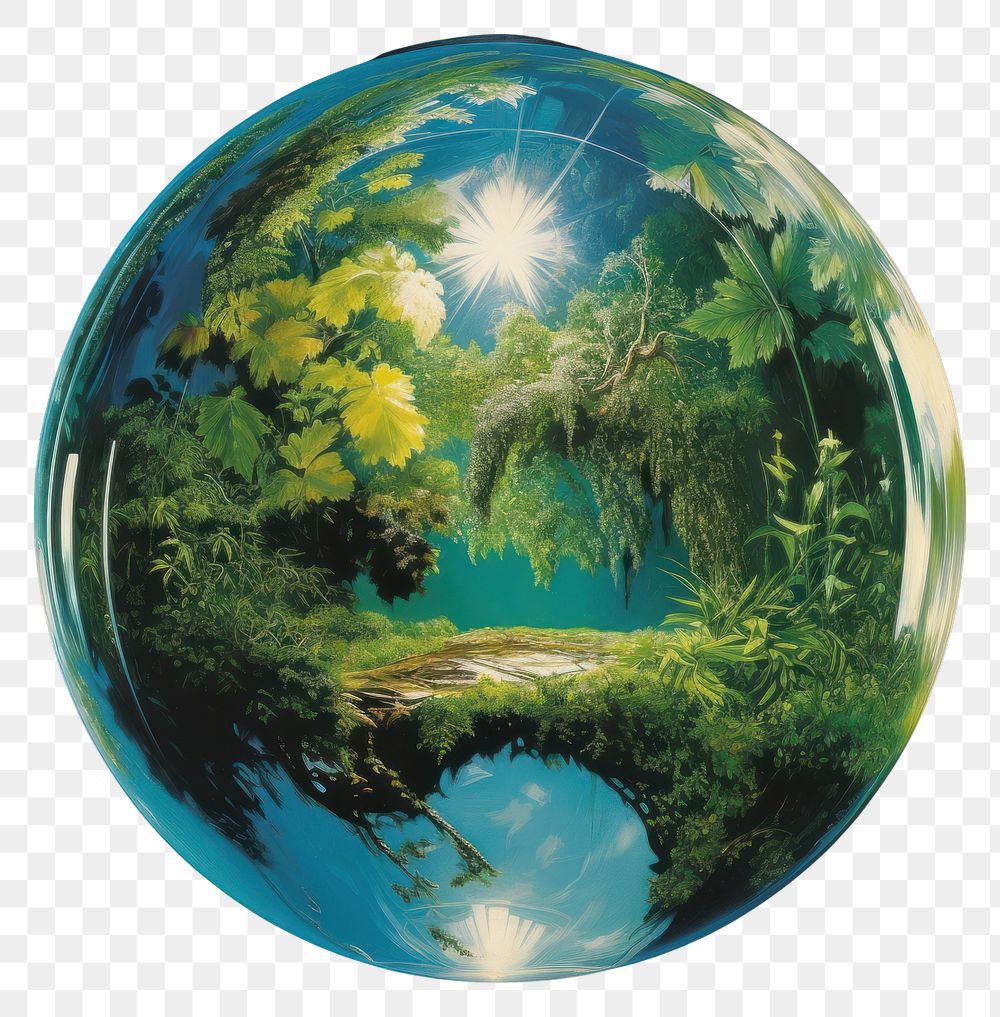 PNG Earth nature sphere plant