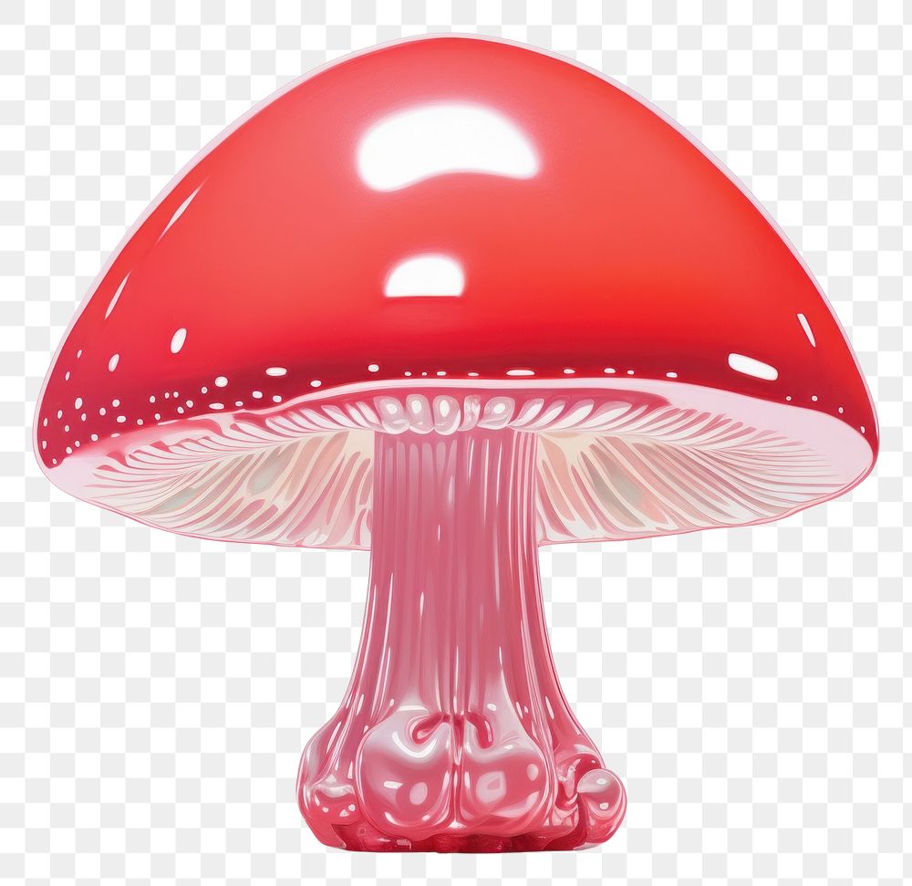 PNG Mushroom agaric fungus lamp. AI generated Image by rawpixel.