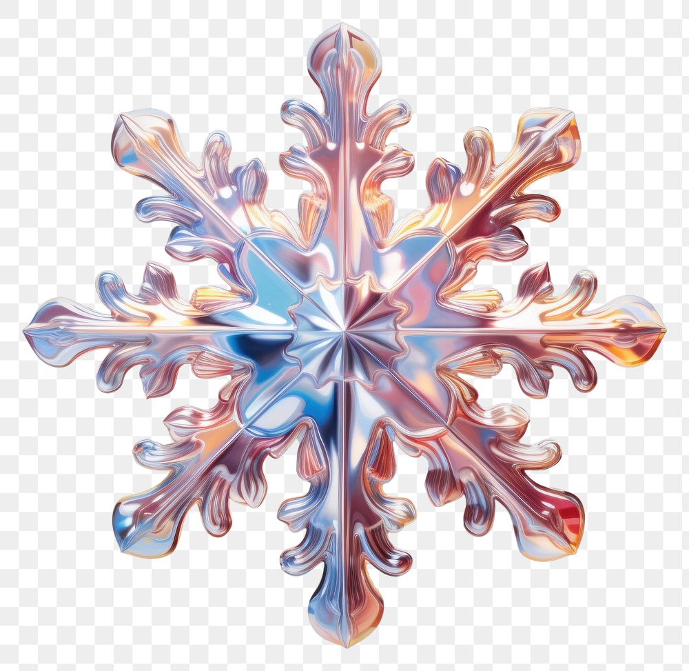 PNG Snowflake pattern brooch art. AI generated Image by rawpixel.
