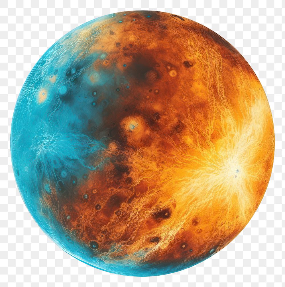 PNG Venus planet astronomy outdoors nature. AI generated Image by rawpixel.