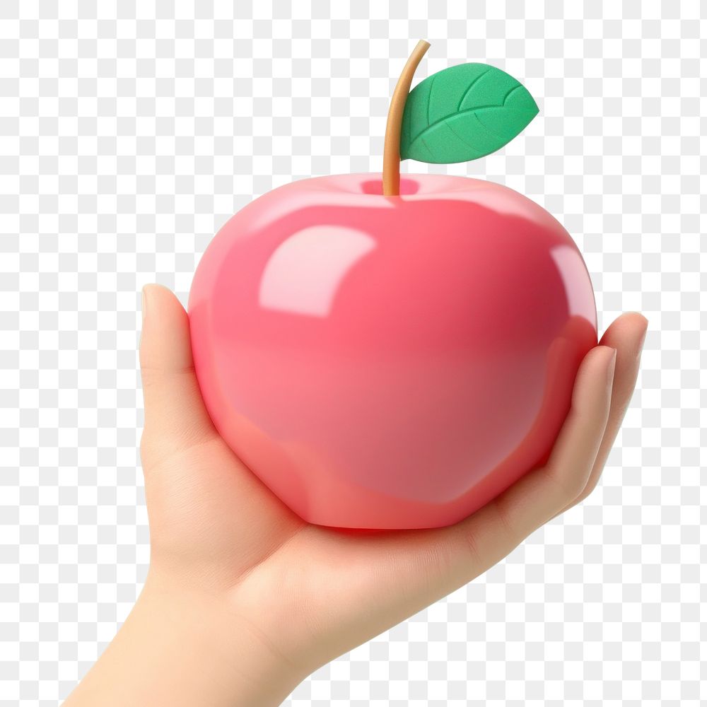 PNG Fruit fruit holding apple. AI generated Image by rawpixel.