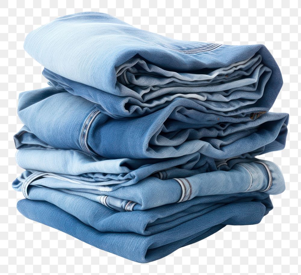 PNG Blue jeans denim white background clothing. 