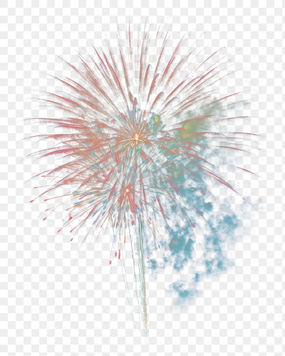 PNG Fireworks outdoors nature night. AI generated Image by rawpixel.