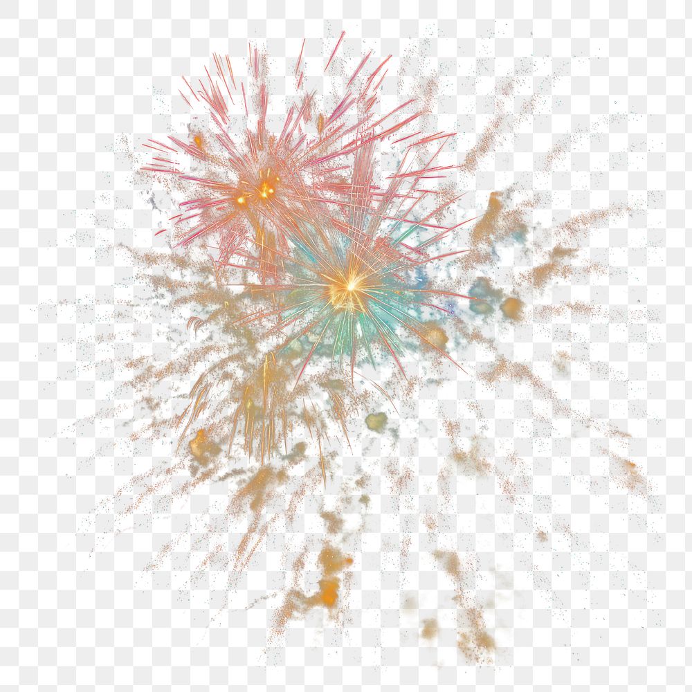 PNG Fireworks outdoors night black background. AI generated Image by rawpixel.