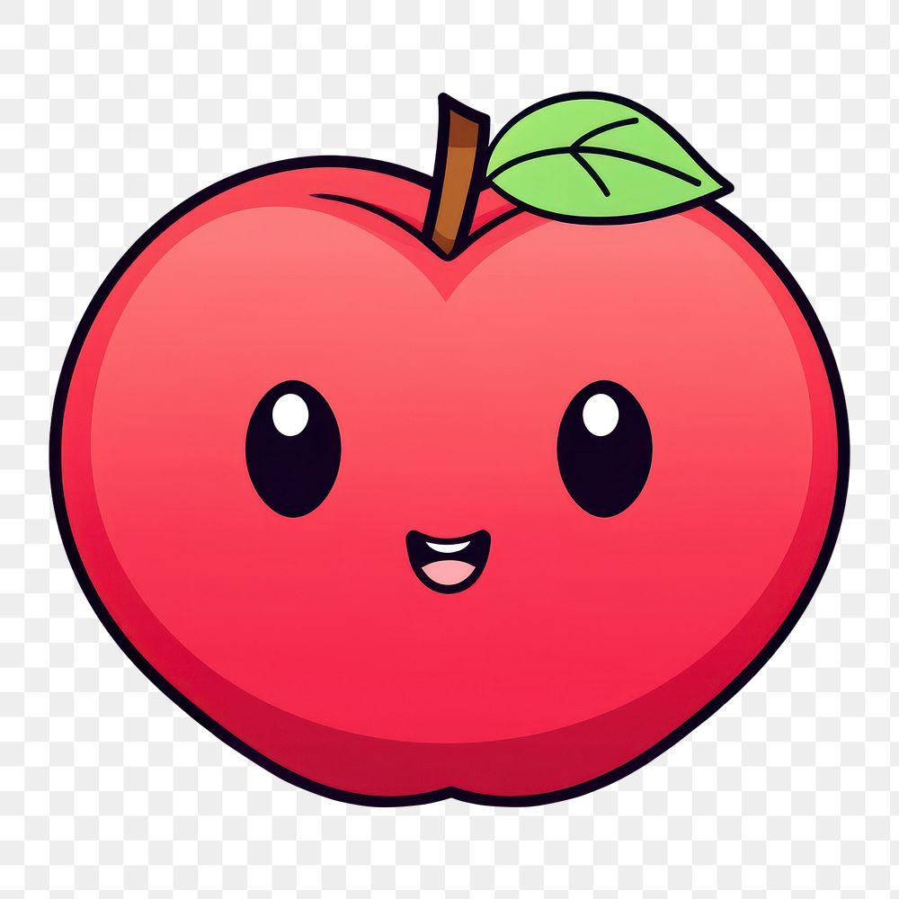 PNG Pomegranate freshness cartoon smiley. AI generated Image by rawpixel.