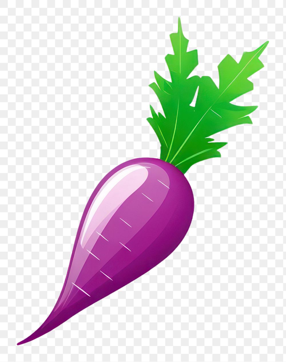 PNG  Carrot purple food white background. AI generated Image by rawpixel.