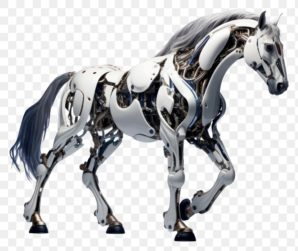 PNG Cyborg horse stallion animal mammal. AI generated Image by rawpixel.
