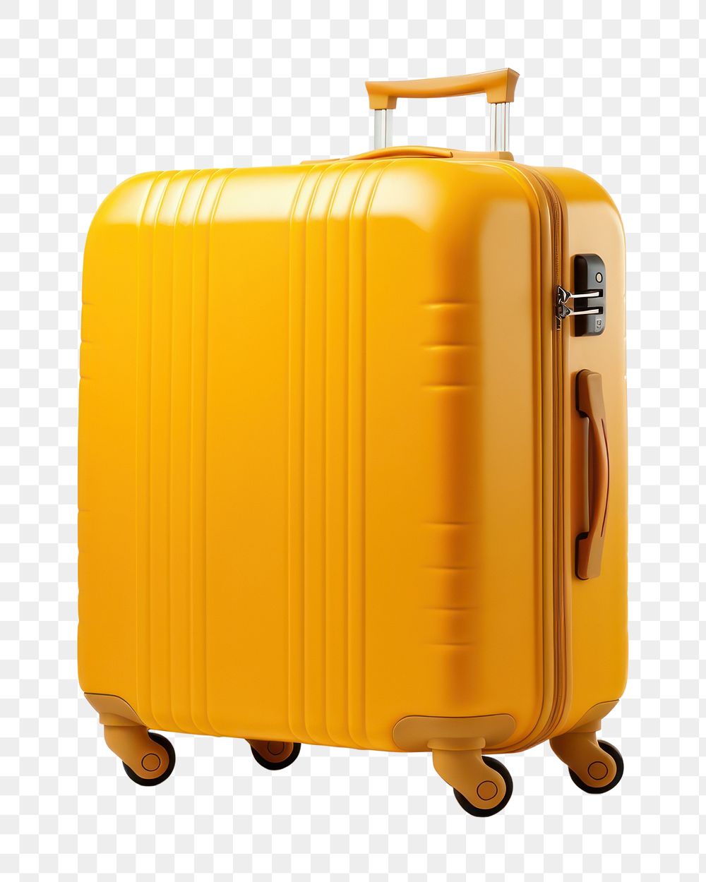 PNG Luggage suitcase white background furniture. AI generated Image by rawpixel.
