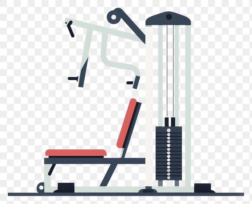 PNG A gym equipment sports white background bodybuilding. AI generated Image by rawpixel.