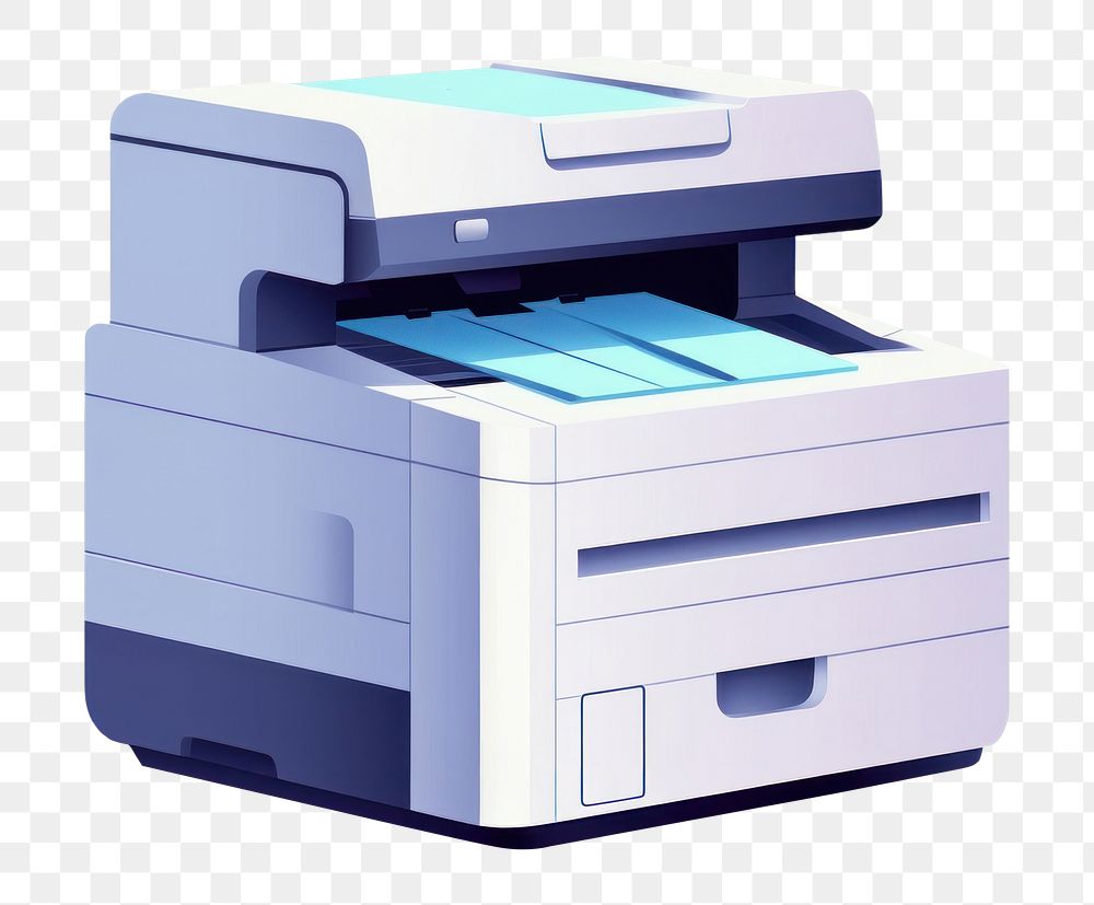 PNG A laser printer machine white background photocopier. AI generated Image by rawpixel.