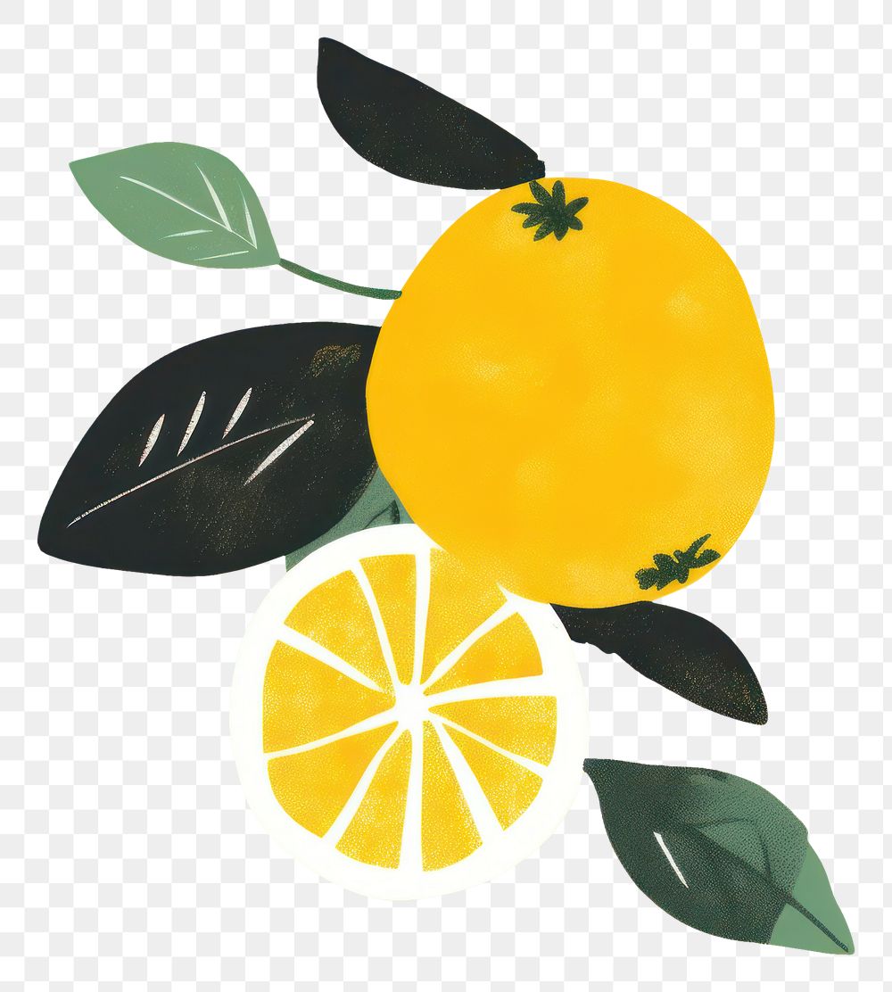 PNG Lemonade and lemon grapefruit plant food. AI generated Image by rawpixel.