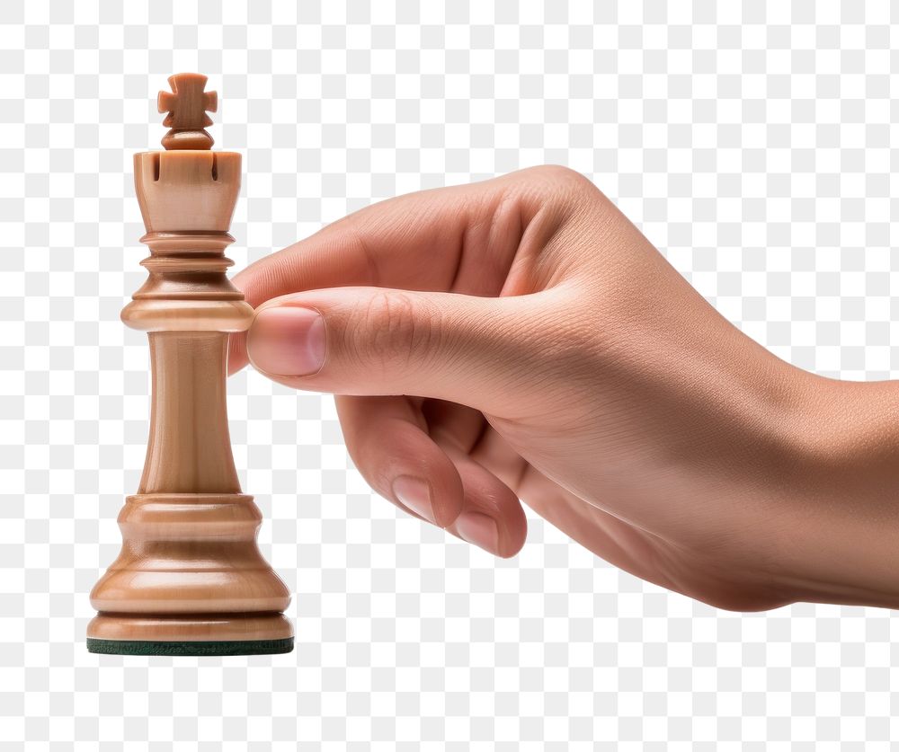 PNG  Chess holding game hand. AI generated Image by rawpixel.