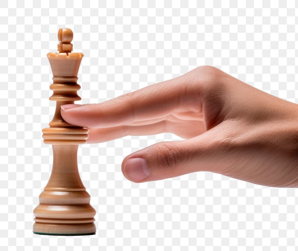 PNG  Chess game hand intelligence. AI generated Image by rawpixel.