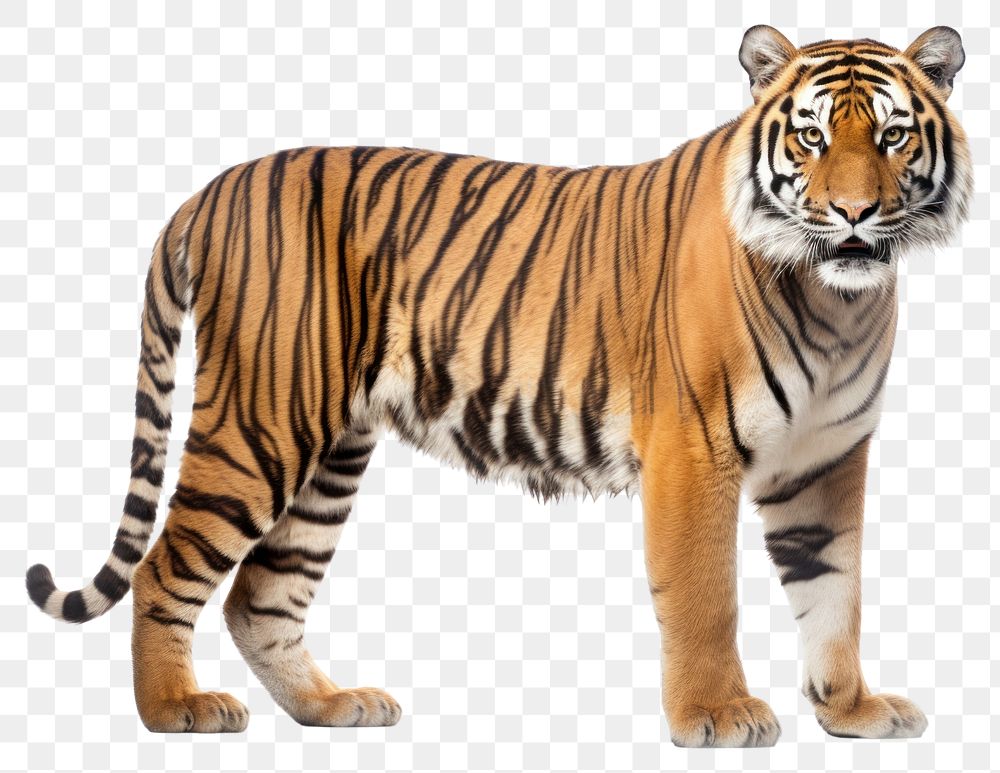 PNG Vintage tiger wildlife animal mammal. AI generated Image by rawpixel.