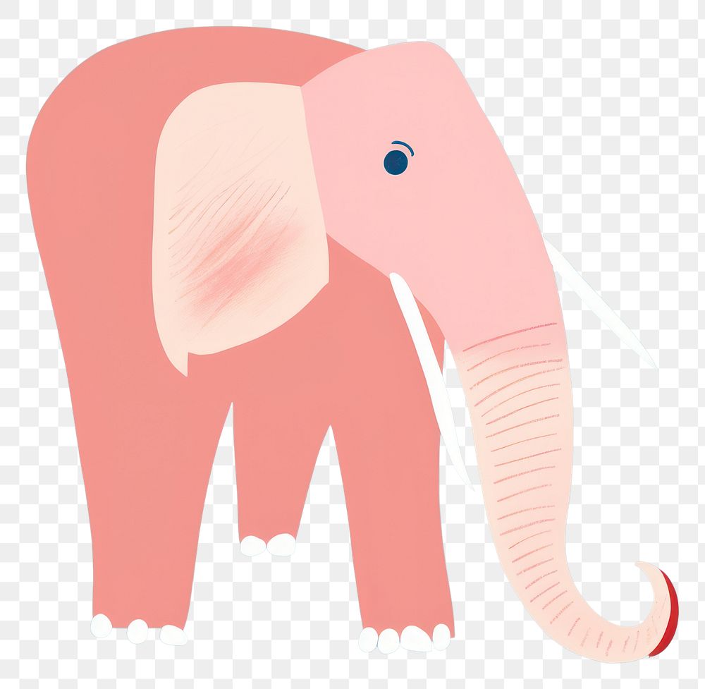 PNG Elephant wildlife cartoon drawing. AI generated Image by rawpixel.