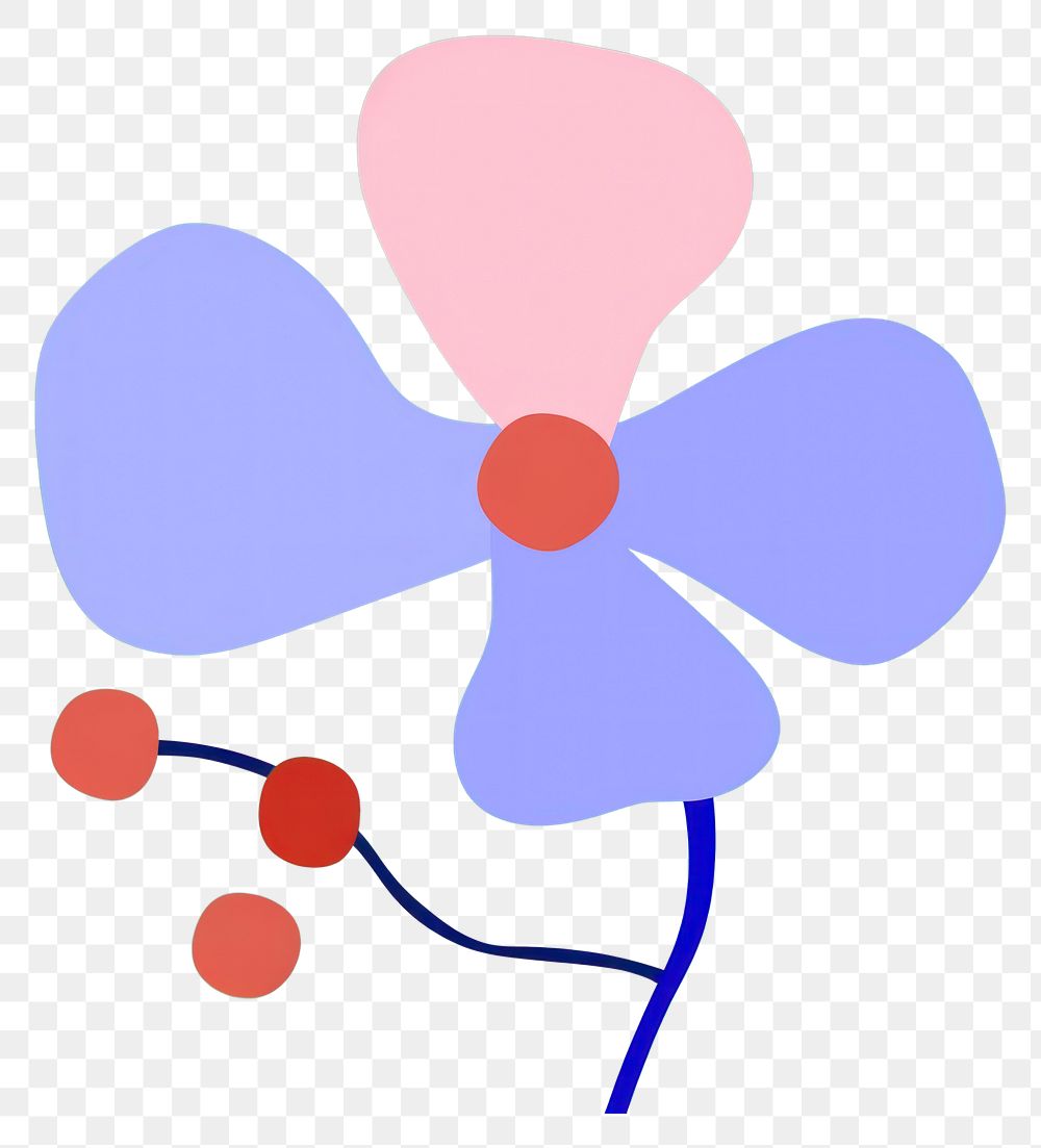 PNG Flower art cartoon drawing. AI generated Image by rawpixel.