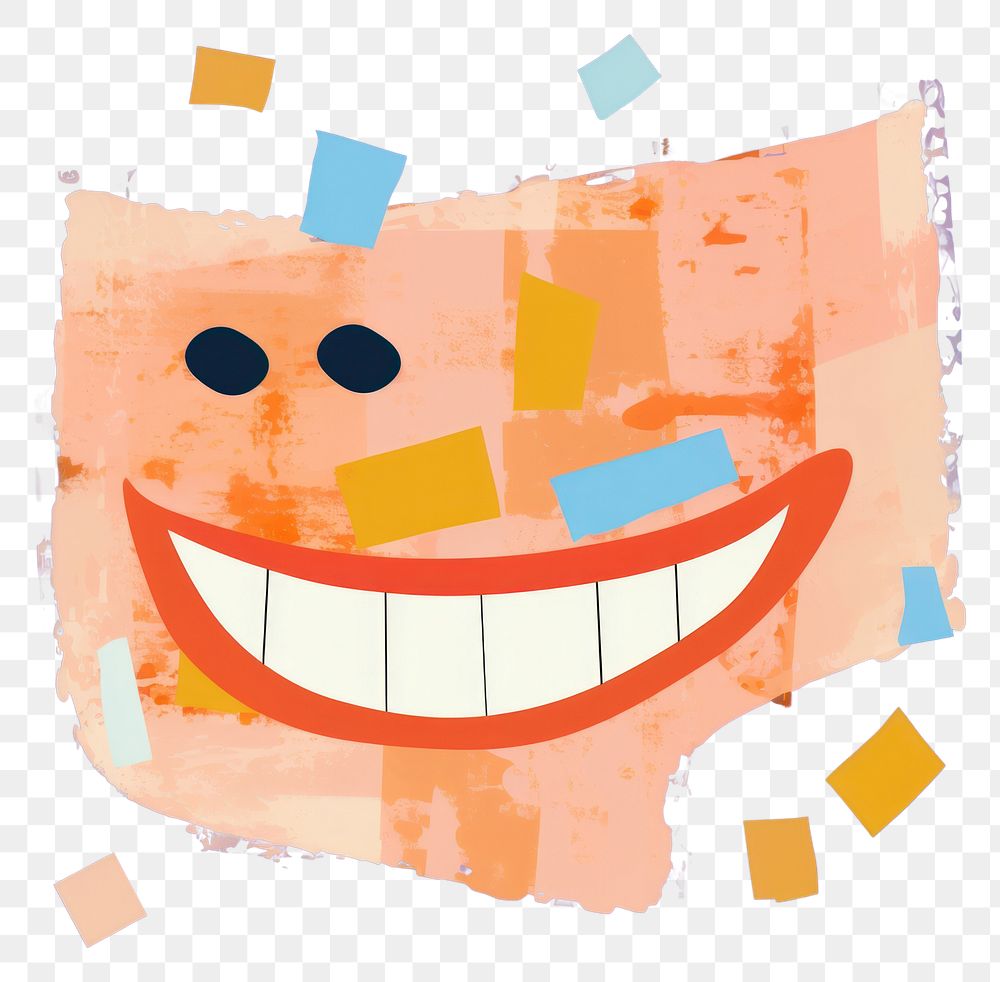 PNG Kid smile art painting drawing. AI generated Image by rawpixel.