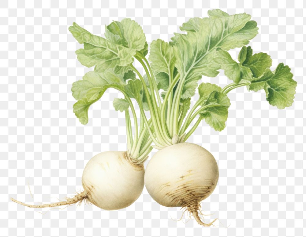 PNG Turnip vegetable plant food. AI generated Image by rawpixel.