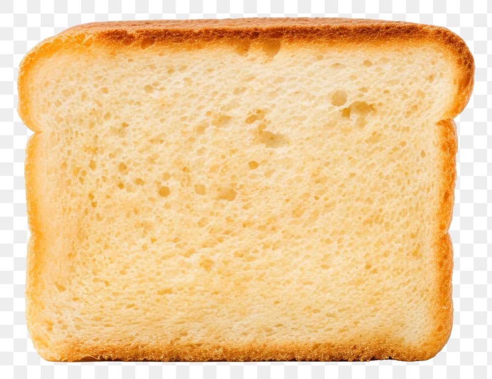 PNG Toasted bread food white background simplicity. AI generated Image by rawpixel.