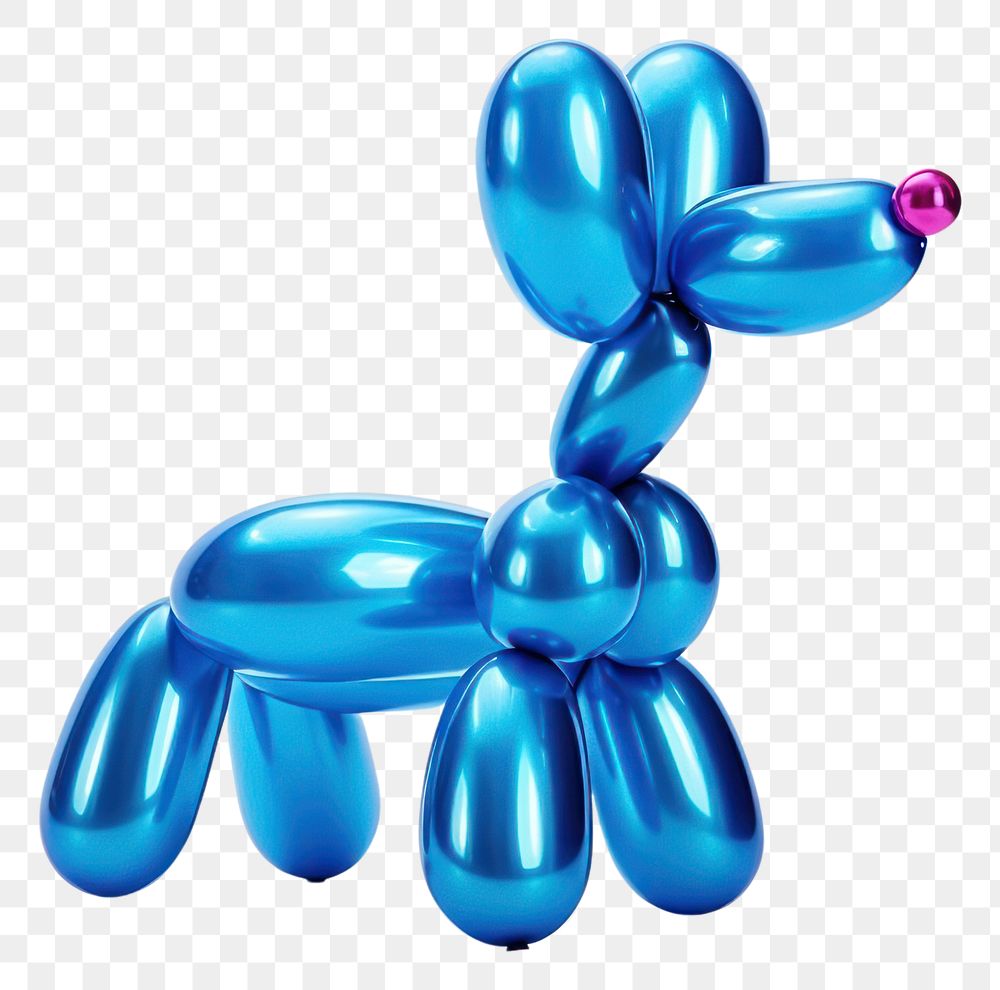 PNG  A balloon dog toy representation celebration