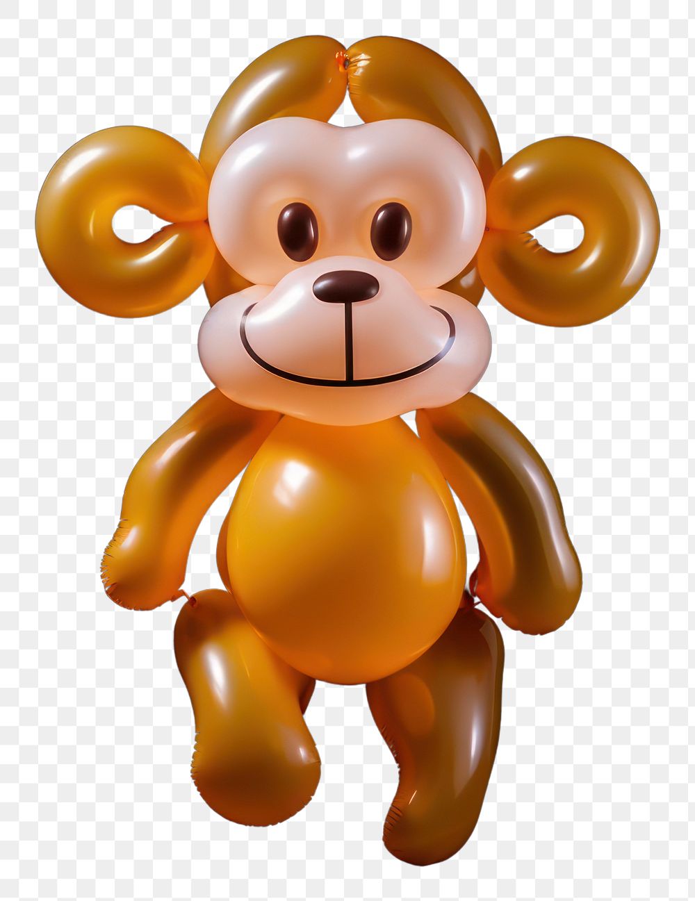 PNG  A monkey balloon cute toy. AI generated Image by rawpixel.