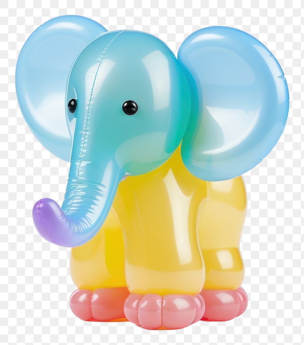 PNG  An elephant toy wildlife balloon. AI generated Image by rawpixel.