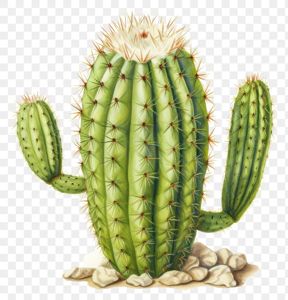 PNG Cactus plant freshness cartoon. AI generated Image by rawpixel.