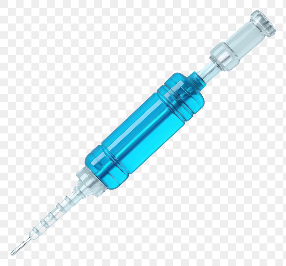 PNG  Syringe screwdriver toothbrush injection. AI generated Image by rawpixel.