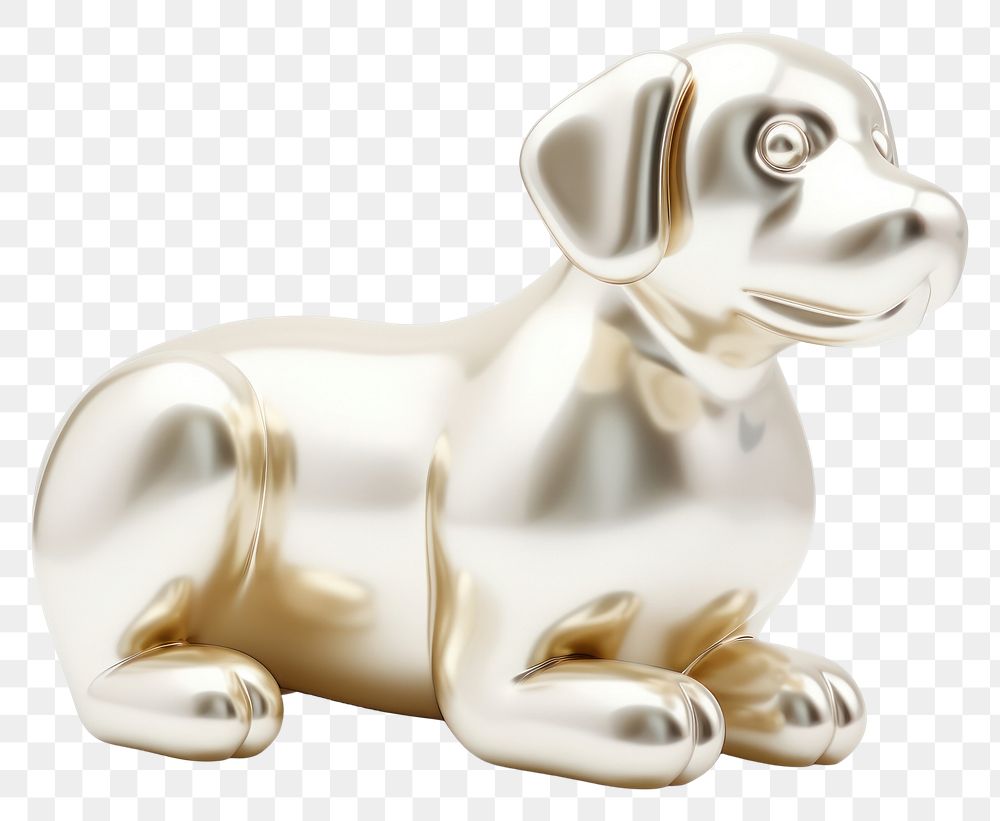 PNG Dog figurine animal mammal. AI generated Image by rawpixel.