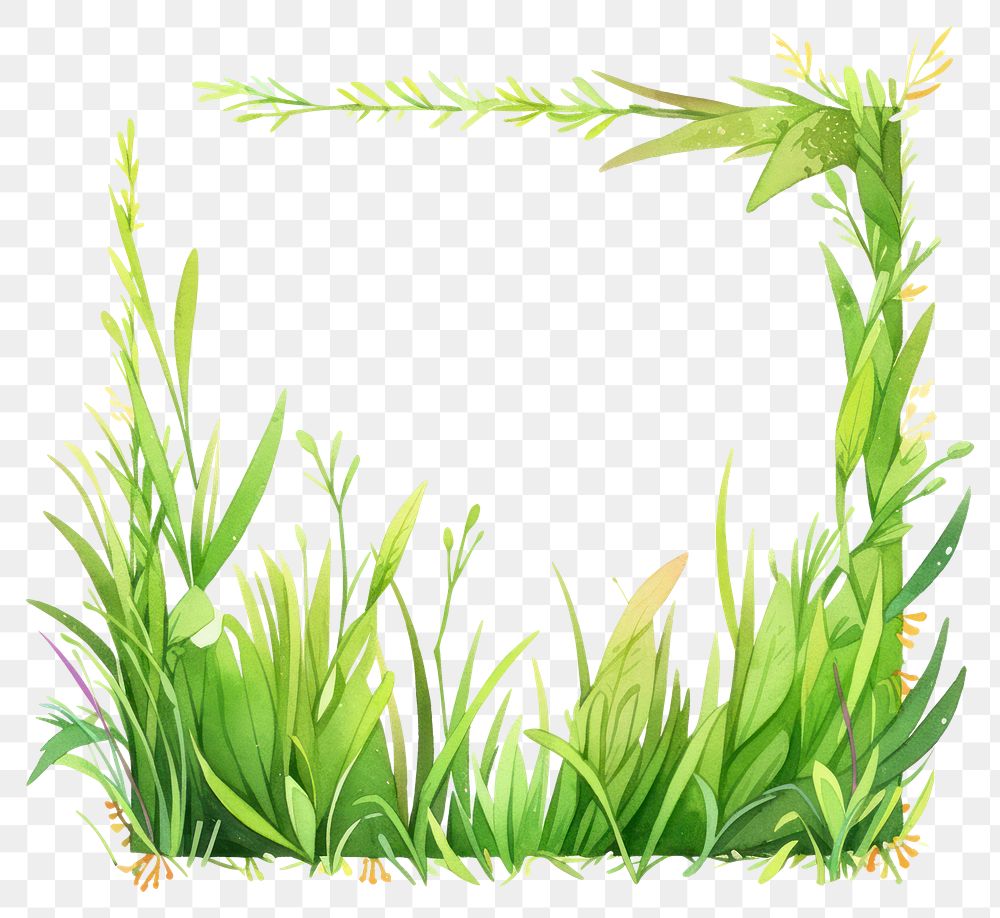 PNG Grass plant green herbs. AI generated Image by rawpixel.