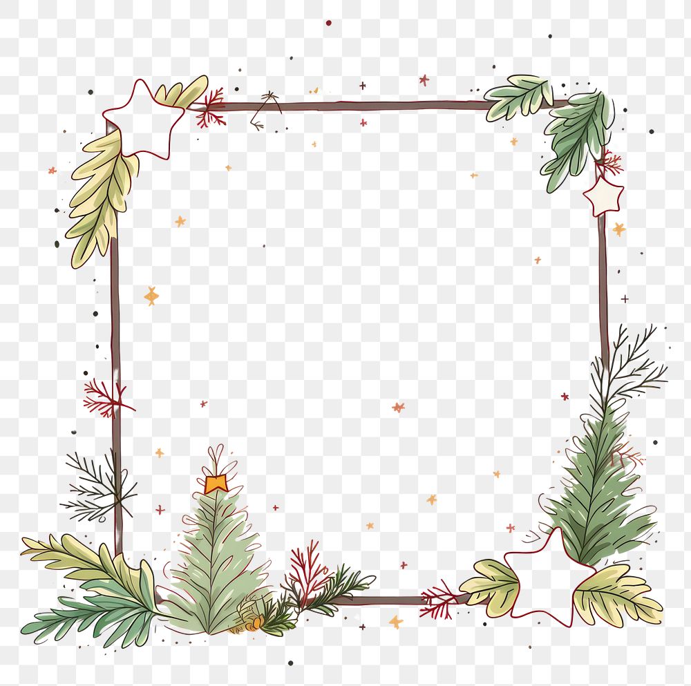 PNG Christmas tree backgrounds pattern drawing. AI generated Image by rawpixel.