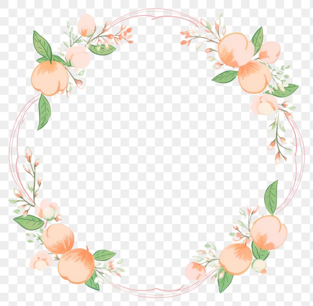 PNG Peaches flower plant art. AI generated Image by rawpixel.