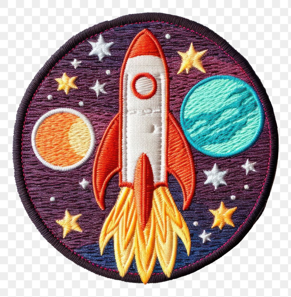 PNG Outerspace badge white background representation