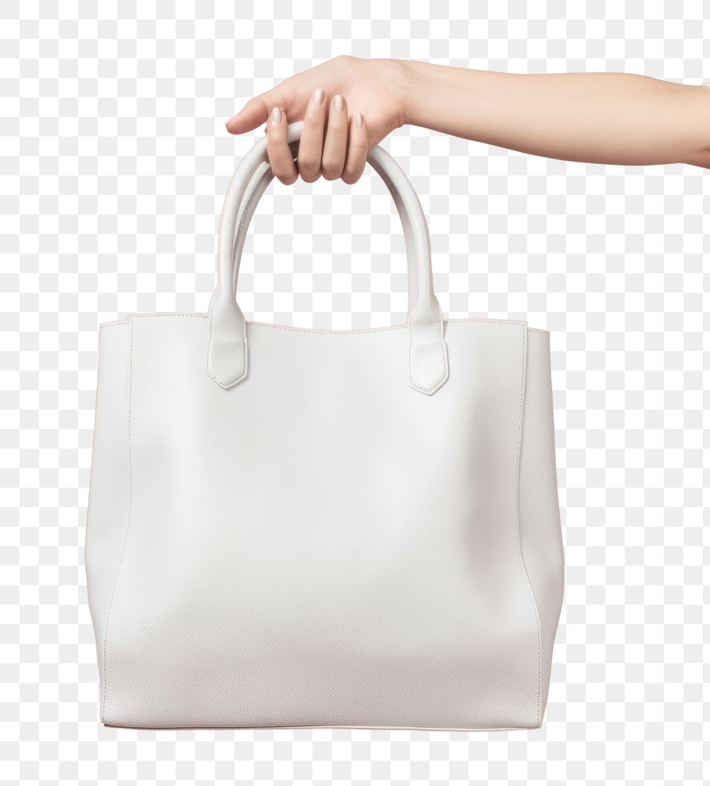 PNG Hand bag handbag purse white. AI generated Image by rawpixel.