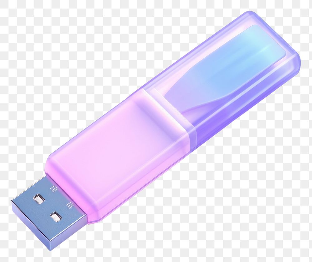 PNG  Usb flash drive white background electronics technology. AI generated Image by rawpixel.