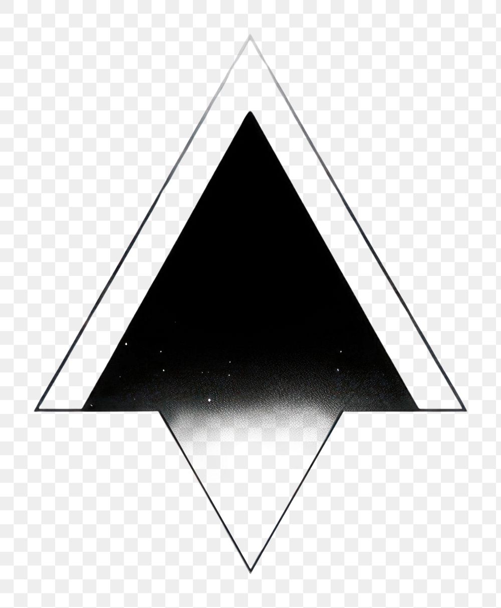 PNG Scalene logo shape geometric shape. AI generated Image by rawpixel.