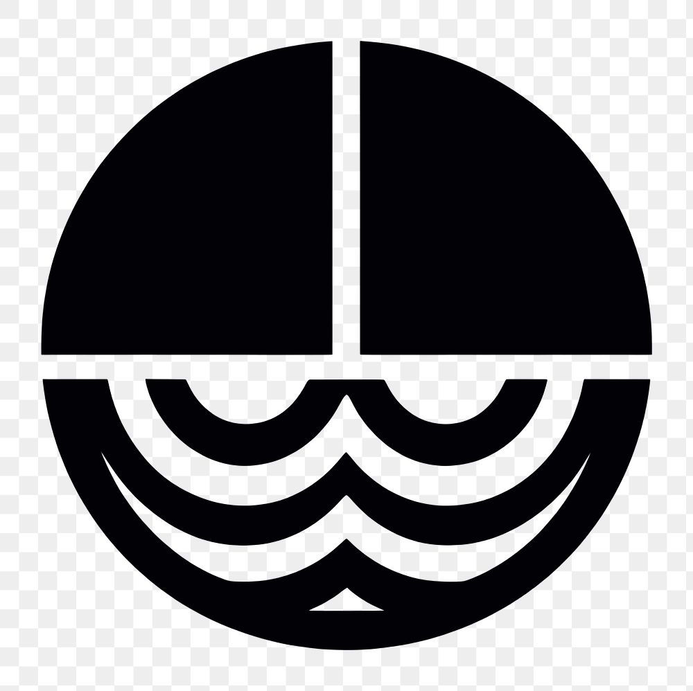 PNG Circle logo shape black. AI generated Image by rawpixel.